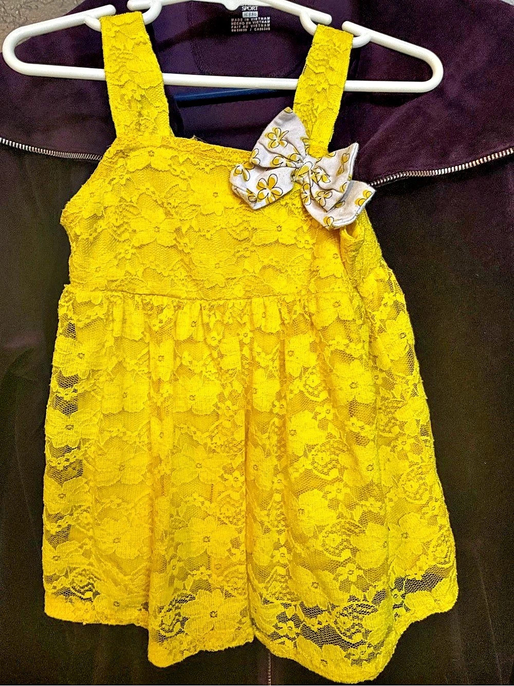 healthtex Floral Lace Party Dress Baby 24M Like New